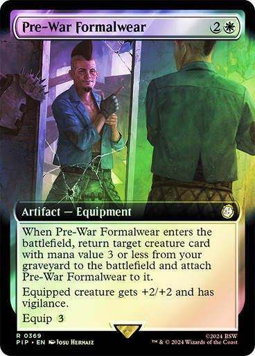 Pre-War Formalwear (pip) (369) / Extended Art Foil