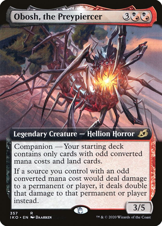 Obosh, the Preypiercer (IKO) (357) / Extended Art