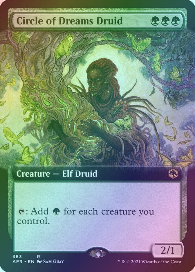 Circle of Dreams Druid (AFR) (383) / Extended Art / Foil