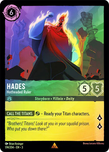 Hades - Hotheaded Ruler (LOR_ITI) / Foil