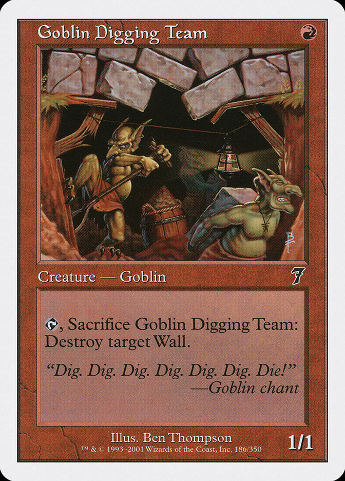 Goblin Digging Team (7ED) (186)
