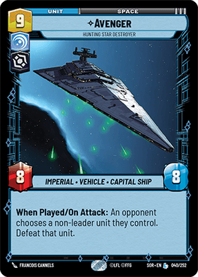 Avenger - Hunting Star Destroyer (SOR_#040/252)