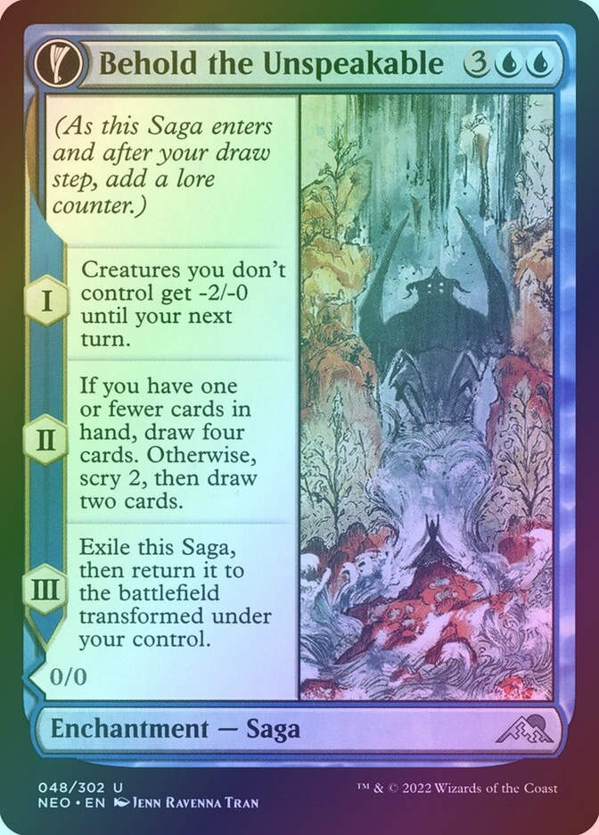 Behold the Unspeakable // Vision of the Unspeakable (NEO) (48) / Foil