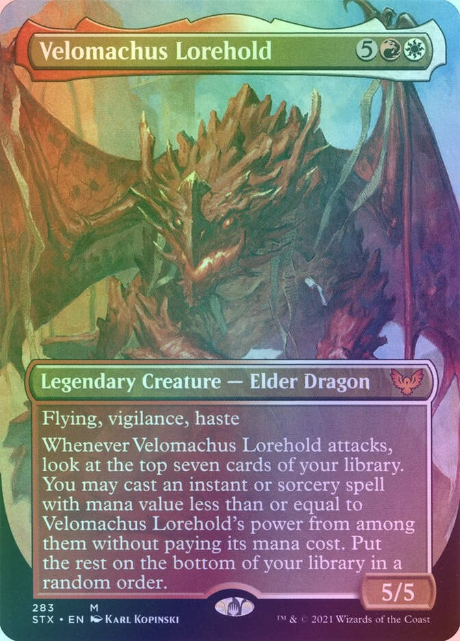 Velomachus Lorehold (STX) (283) / Borderless / Foil