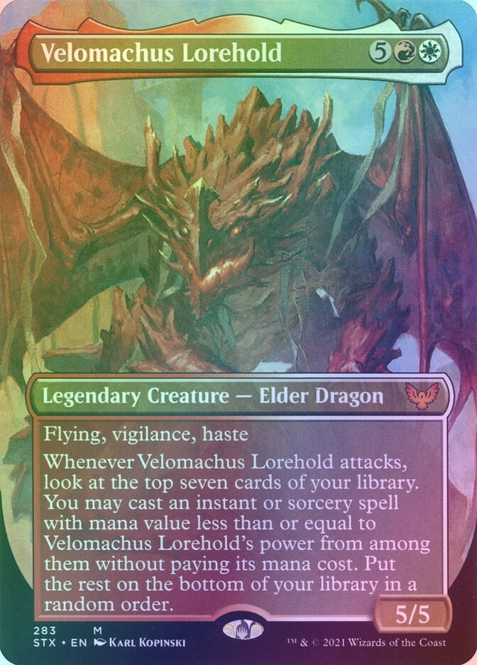 Velomachus Lorehold (STX) (283) / Borderless / Foil