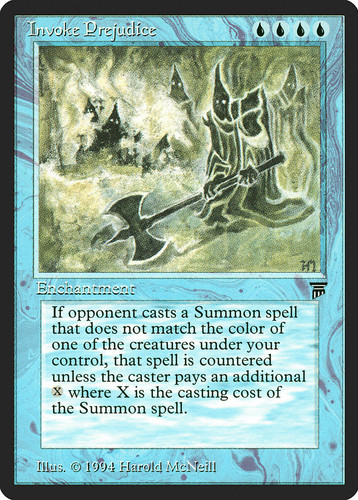 MTG (英)Invoke Prejudice (LEG) CGC8 Invoke Prejudice (leg) | MTG Wolf México
