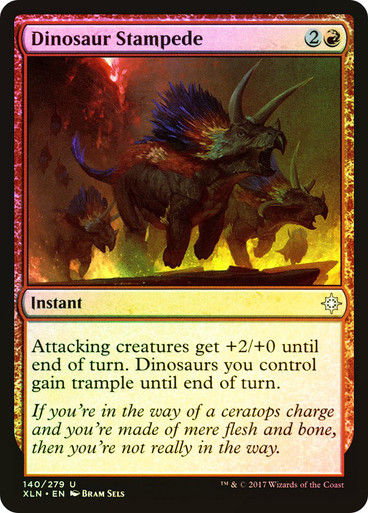Dinosaur Stampede (XLN) (140) / Foil
