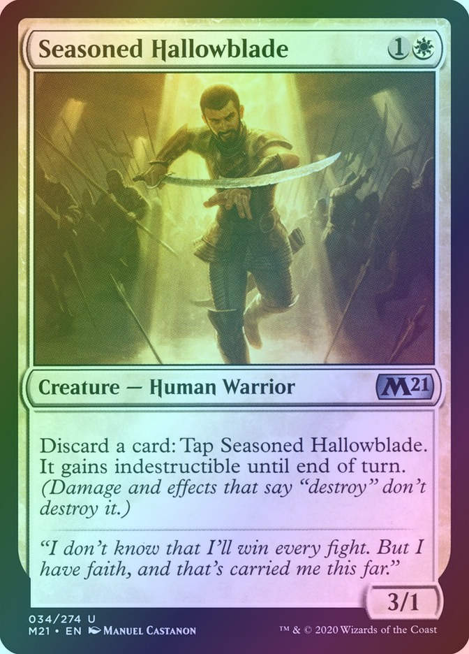 Seasoned Hallowblade (M21) (34) / Foil