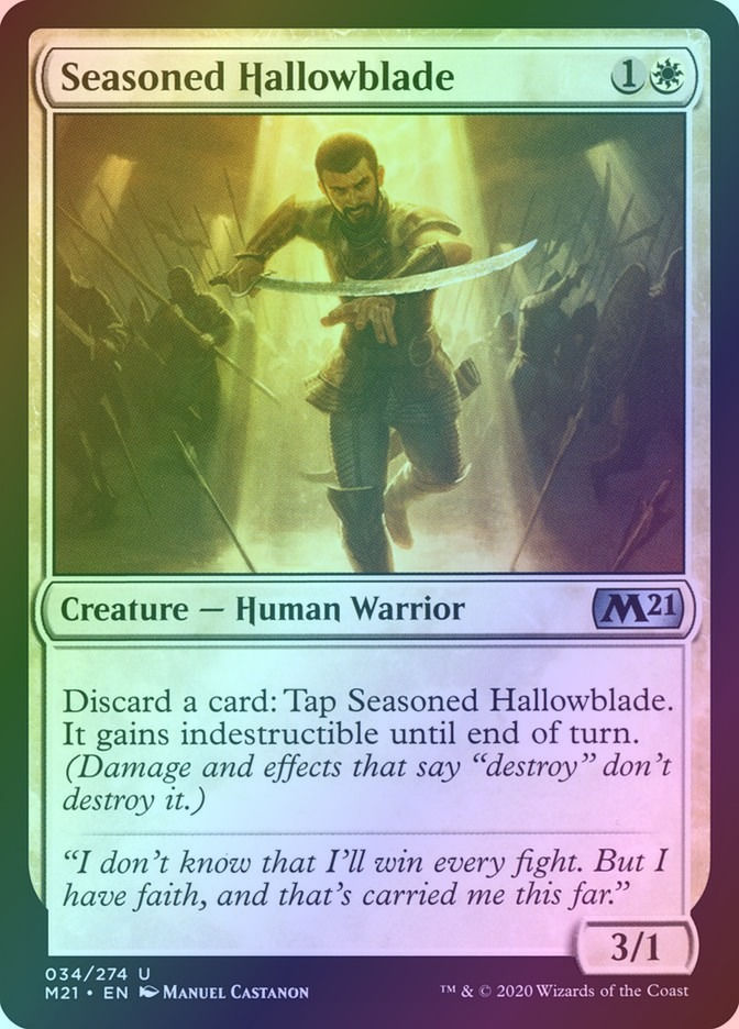 Seasoned Hallowblade (M21) (34) / Foil