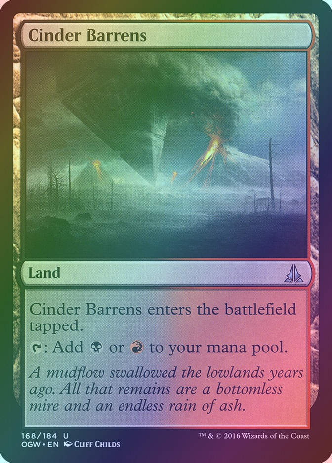 Cinder Barrens (OGW) (168) / Foil