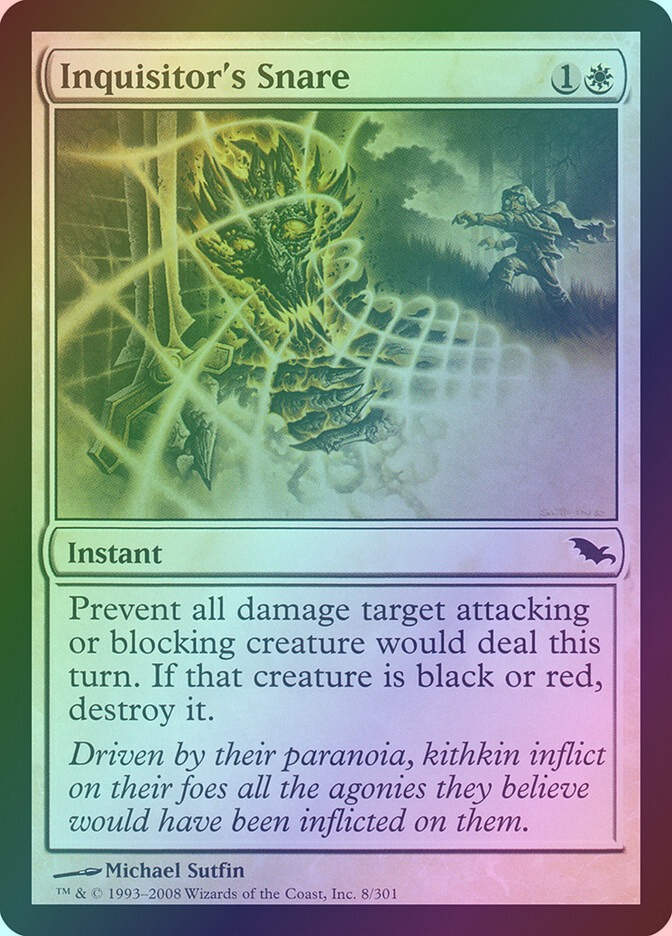 Inquisitor's Snare (SHM) (8) / Foil