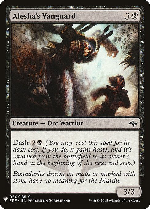 Alesha's Vanguard (PLST) (FRF-60)