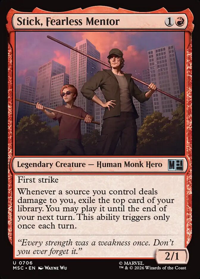 Stick, Fearless Mentor (MSC) (706)