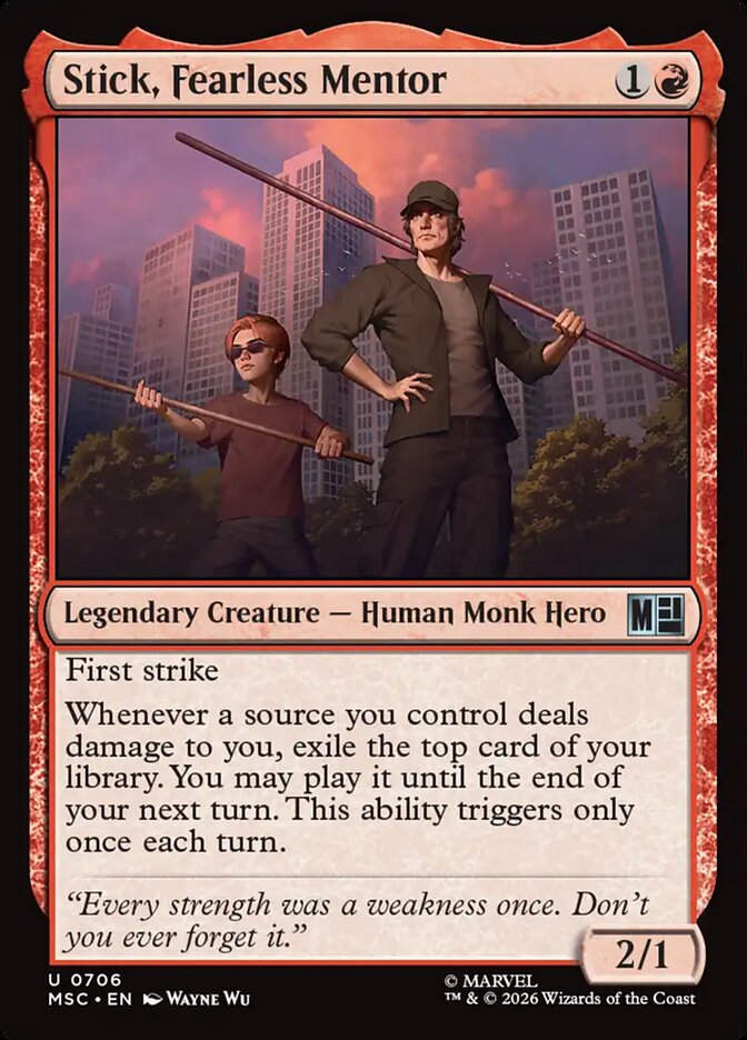 Stick, Fearless Mentor (MSC) (706)