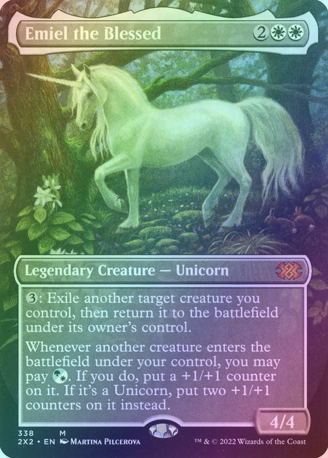 Emiel the Blessed (2X2) (338) / Borderless / Foil