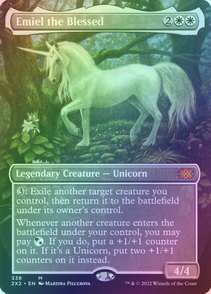 Emiel the Blessed (2X2) (338) / Borderless / Foil