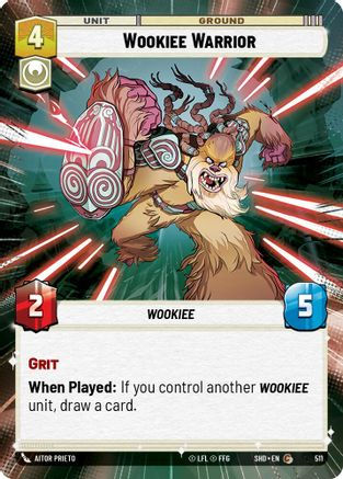 Wookiee Warrior (Hyperspace) (SHD_#511)