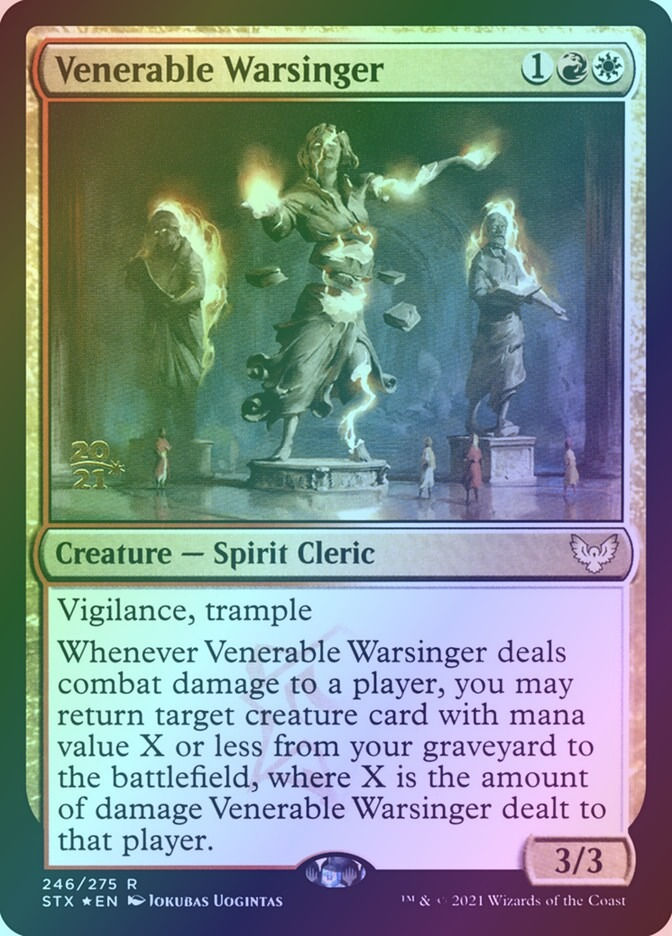 Venerable Warsinger (PSTX) (246s) / Foil