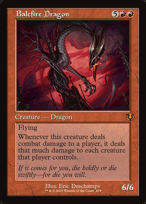 Balefire Dragon (INR) (479) / Retro Frame