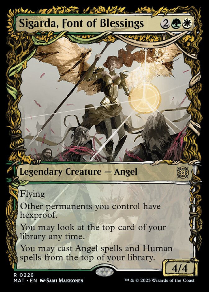 Sigarda, Font of Blessings (MAT) / Halo Foil