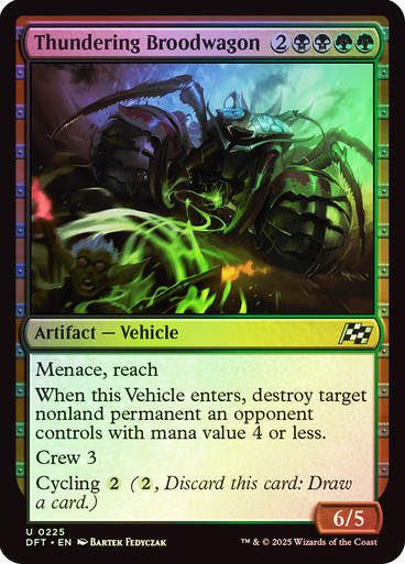 Thundering Broodwagon (DFT) (225) / Foil