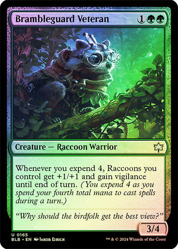 Brambleguard Veteran (blb) (165) / Foil