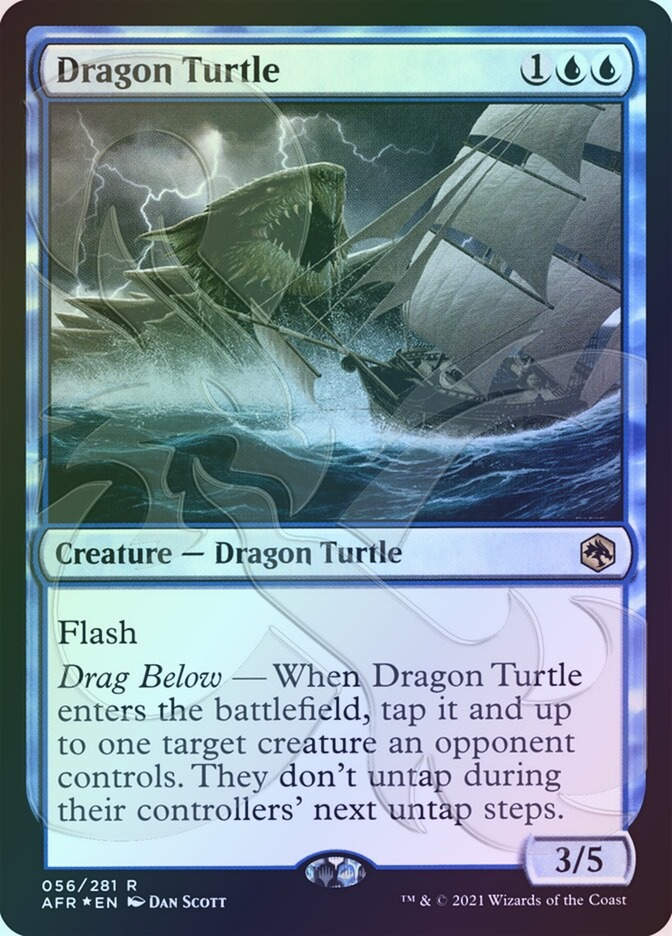 Dragon Turtle (PAFR) (56a) / Embossed Foil