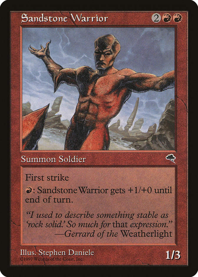 Sandstone Warrior (TMP) (199)
