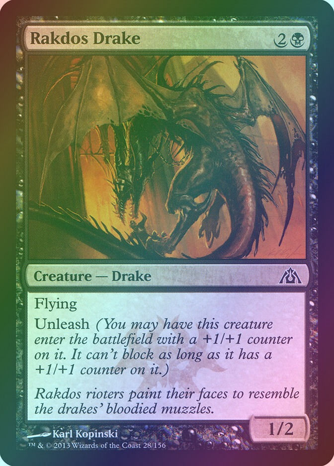 Rakdos Drake (DGM) (28) / Foil