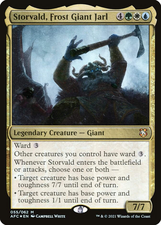 Storvald, Frost Giant Jarl (AFC) (55) / Foil