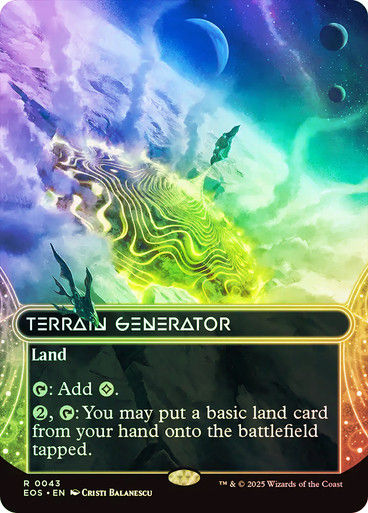 Terrain Generator (EOS) (43) / Borderless / Foil