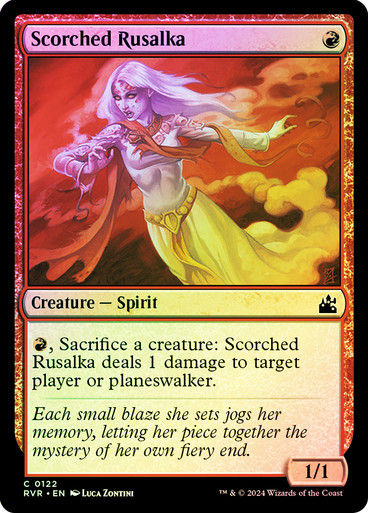 Scorched Rusalka (rvr) (122) / Foil
