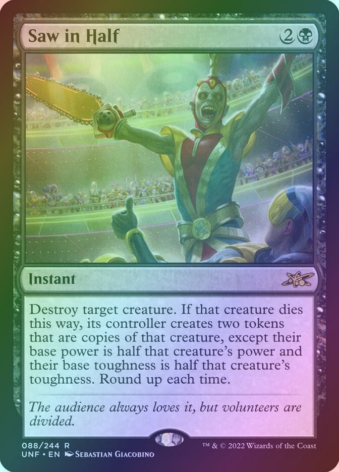 Saw in Half (UNF) (88) / Foil