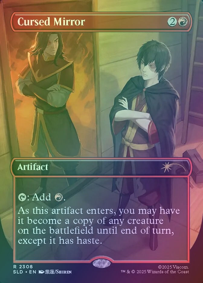 Cursed Mirror (SLD) (2308) / Borderless / Foil