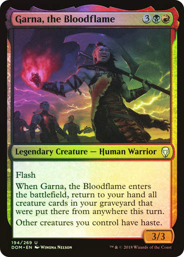 Garna, the Bloodflame (DOM) (194) / Foil