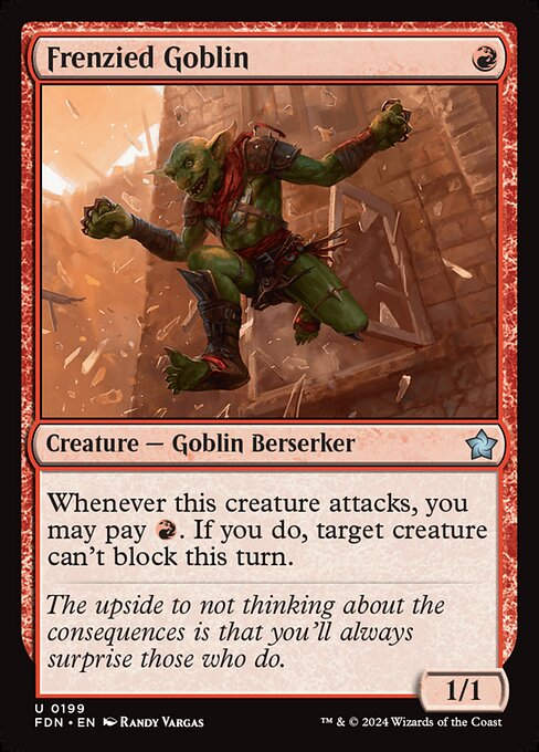 Frenzied Goblin (FDN) (199)