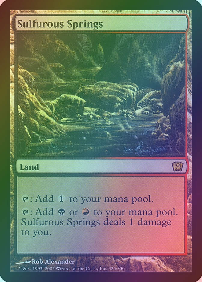 Sulfurous Springs (9ED) (325★) / Foil