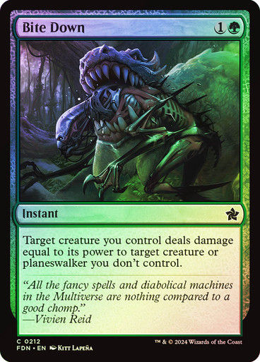 Bite Down (FDN) (212) / Foil