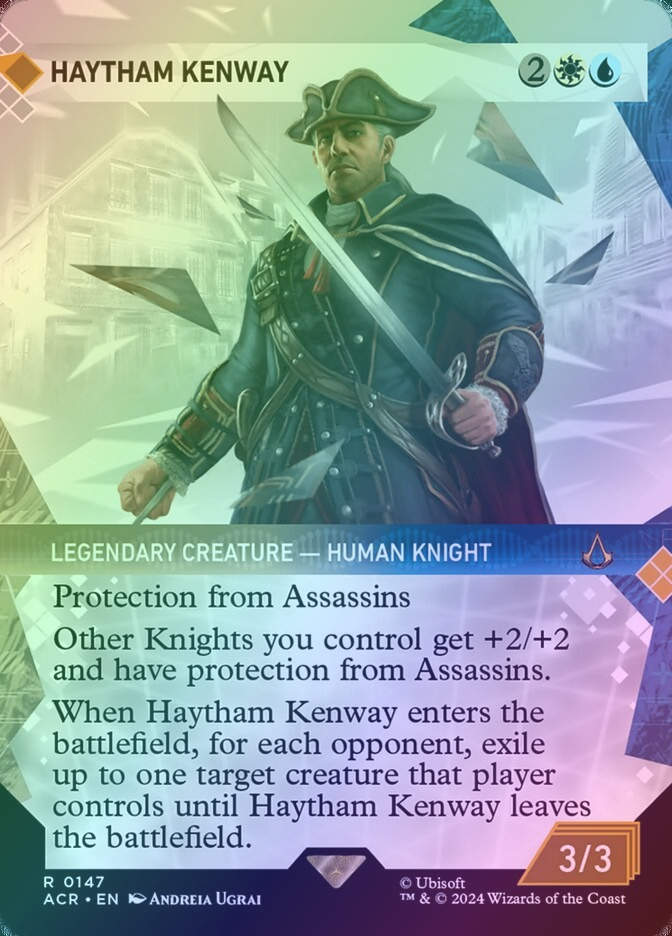 Haytham Kenway (ACR) (147) / Borderless / Showcase / Foil