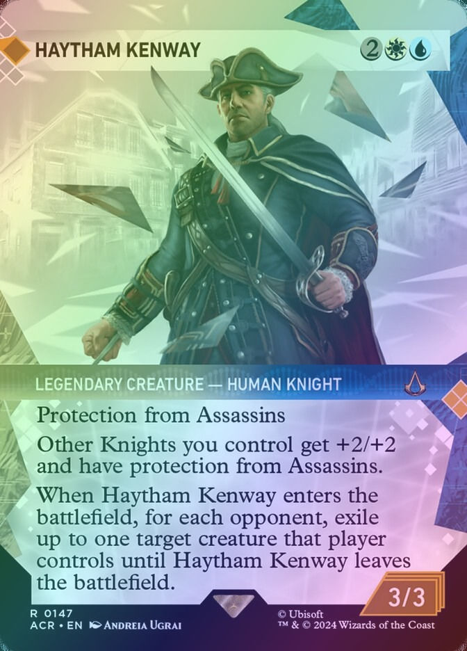 Haytham Kenway (ACR) (147) / Borderless / Showcase / Foil
