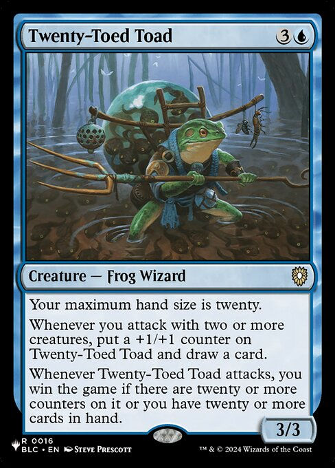Twenty-Toed Toad (PLST) (BLC-16)
