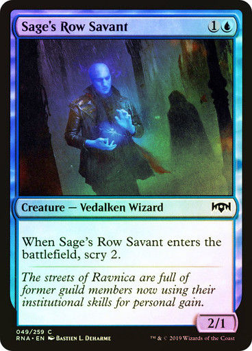 Sage's Row Savant (RNA) (49) / Foil