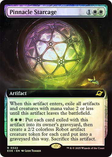 Pinnacle Starcage (EOE) (322) / Extended Art / Foil