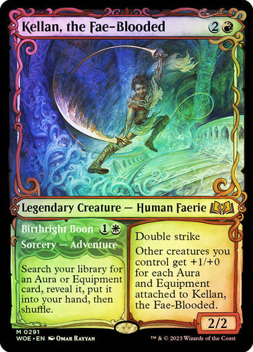 Kellan, the Fae-Blooded // Birthright Boon (woe) / Showcase Foil