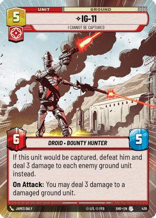IG-11 - I Cannot Be Captured (Hyperspace) (SHD_#439) / Foil