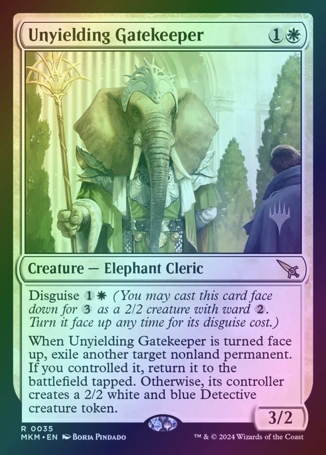 Unyielding Gatekeeper (PMKM) (35p) / Foil