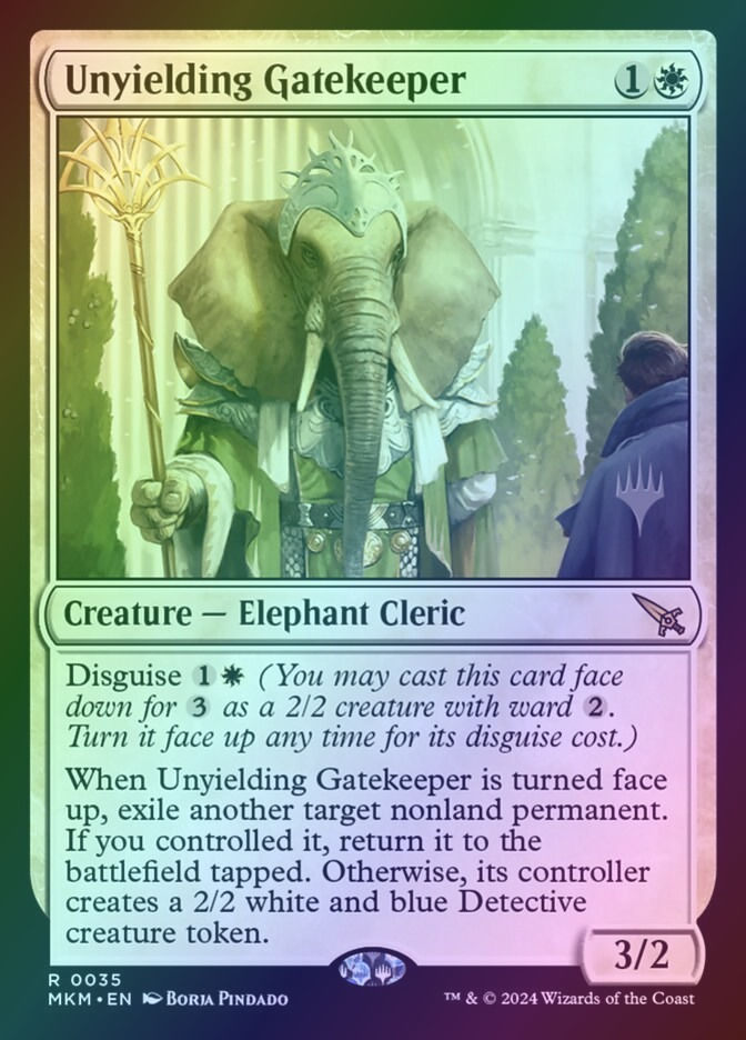 Unyielding Gatekeeper (PMKM) (35p) / Foil