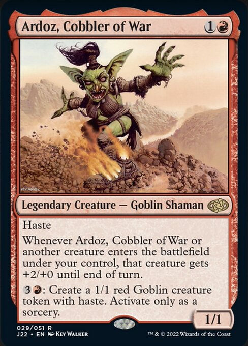 Ardoz, Cobbler of War (J22))