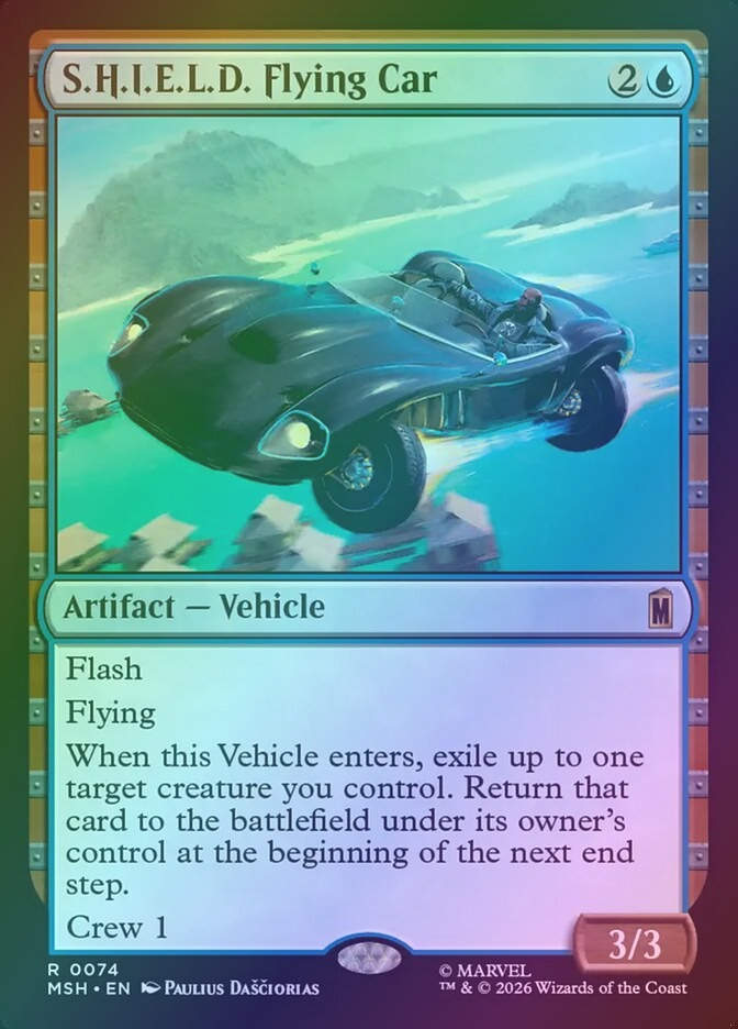 S.H.I.E.L.D. Flying Car (MSH) (74) / Foil