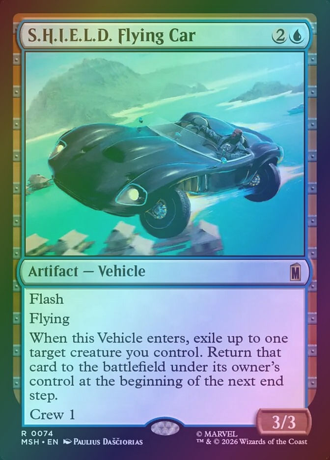 S.H.I.E.L.D. Flying Car (MSH) (74) / Foil